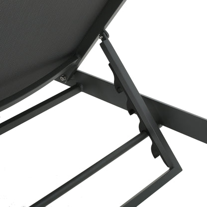 Chaise longue da esterno in alluminio Cape Coral (set da 2) di Christopher Knight Home - 77,56 P x 25,20 L x 11,80 A