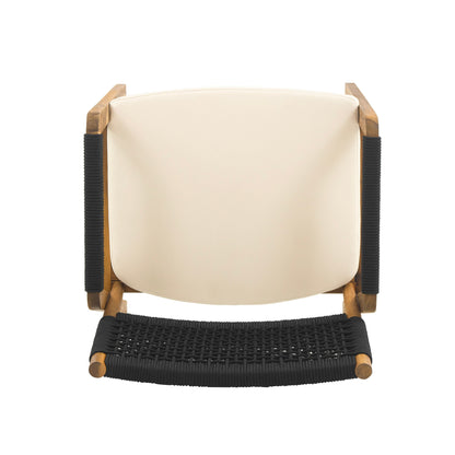 Set da pranzo da esterno Captef in legno di acacia da 5 pezzi di Christopher Knight Home