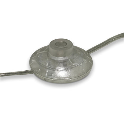 Lampada da terra ad arco Verona con paralume in vetro