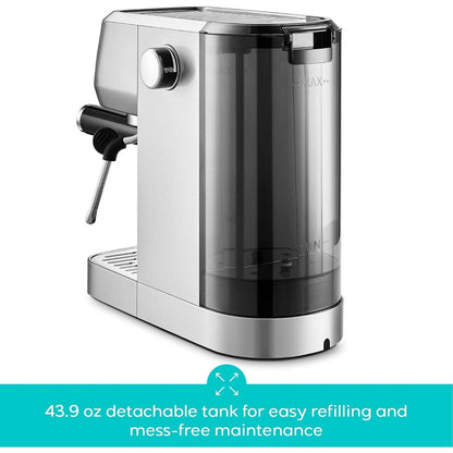 Casabrews 3700E Macchina per caffè espresso professionale da 20 bar con montalatte - N/D