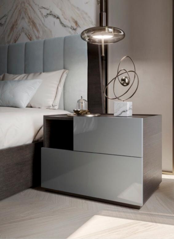 Set da camera da letto Porticello con testiera imbottita