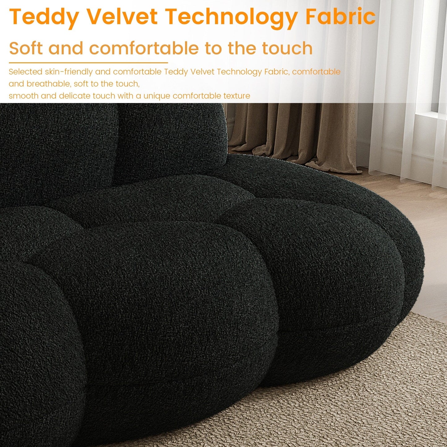 Divani a forma di nuvola per soggiorno, divano moderno e comodo, divano a forma di nuvola per il tempo libero, per camera da letto, appartamento