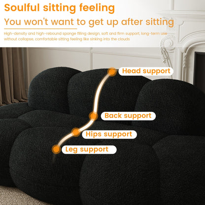 Divani a forma di nuvola per soggiorno, divano moderno e comodo, divano a forma di nuvola per il tempo libero, per camera da letto, appartamento