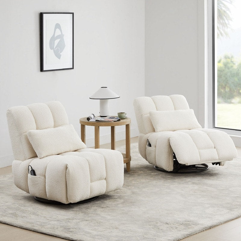 Poltrona reclinabile Cole Power con supporto lombare e meccanismo girevole