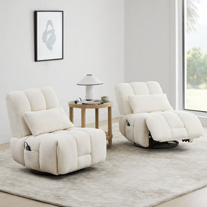 Poltrona reclinabile Cole Power con supporto lombare e meccanismo girevole