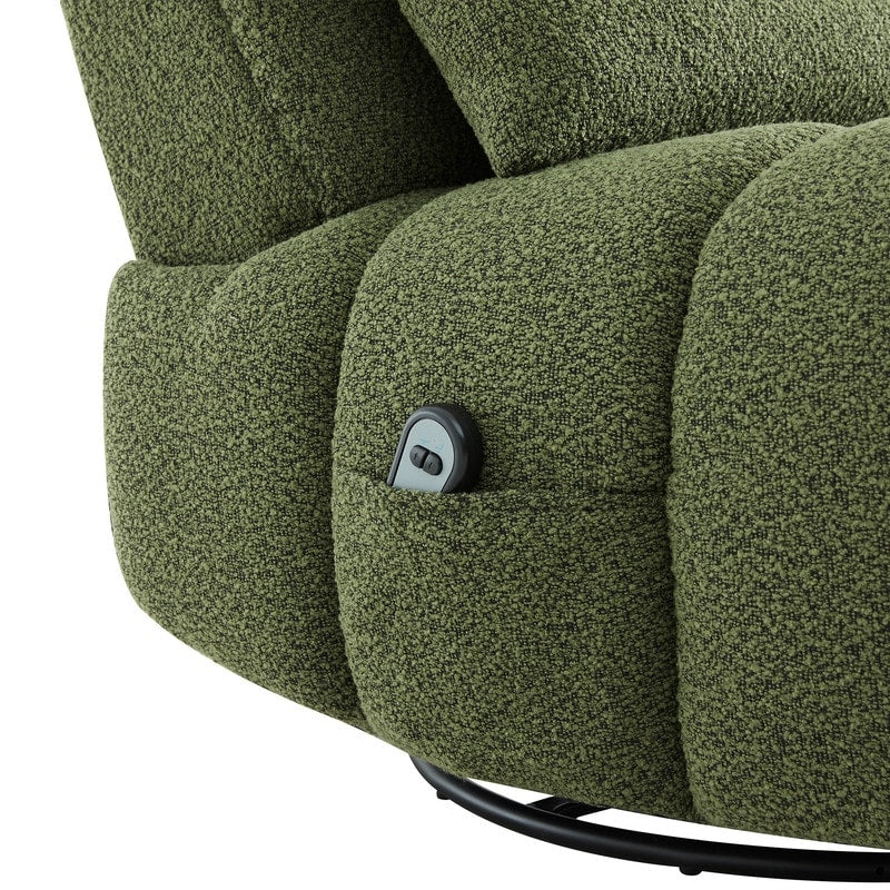 Poltrona reclinabile Cole Power con supporto lombare e meccanismo girevole