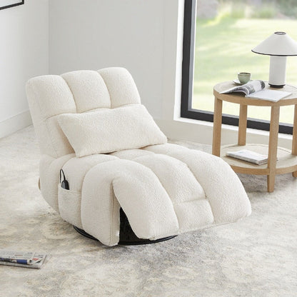 Poltrona reclinabile Cole Power con supporto lombare e meccanismo girevole