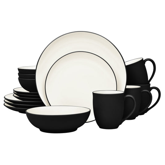 Servizio da tavola Noritake Colorwave Coupe da 16 pezzi, servizio per 4 persone