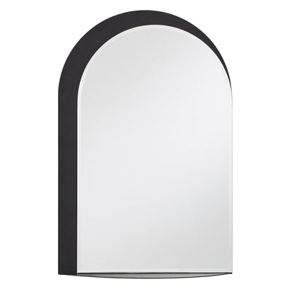 Specchio da parete ad arco in metallo Concord con mensola di iNSPIRE Q Bold