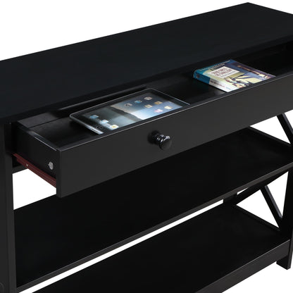 Convenience Concepts Oxford Tavolo consolle con 1 cassetto e ripiani