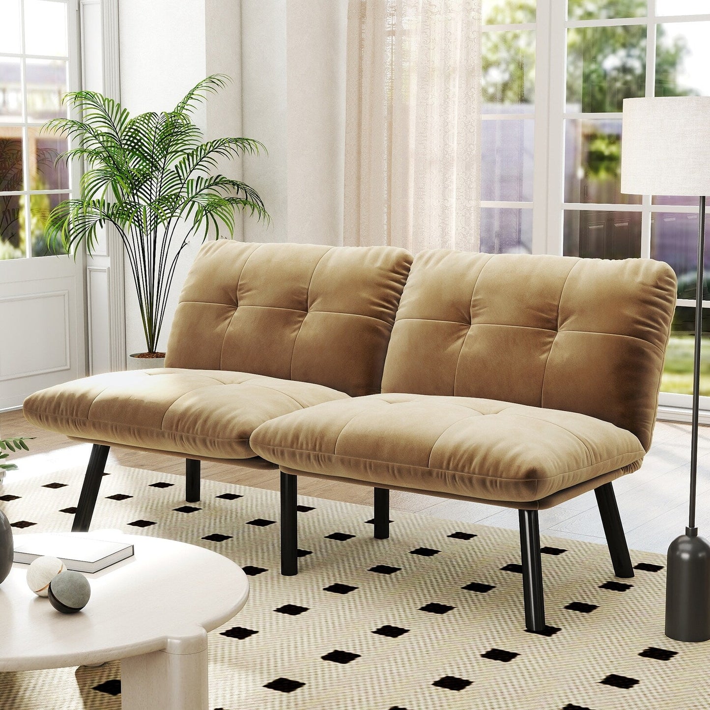 Divano letto moderno pieghevole convertibile