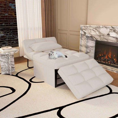 Divano letto trasformabile, poltrona, pouf pieghevole, poltrone reclinabili per soggiorno