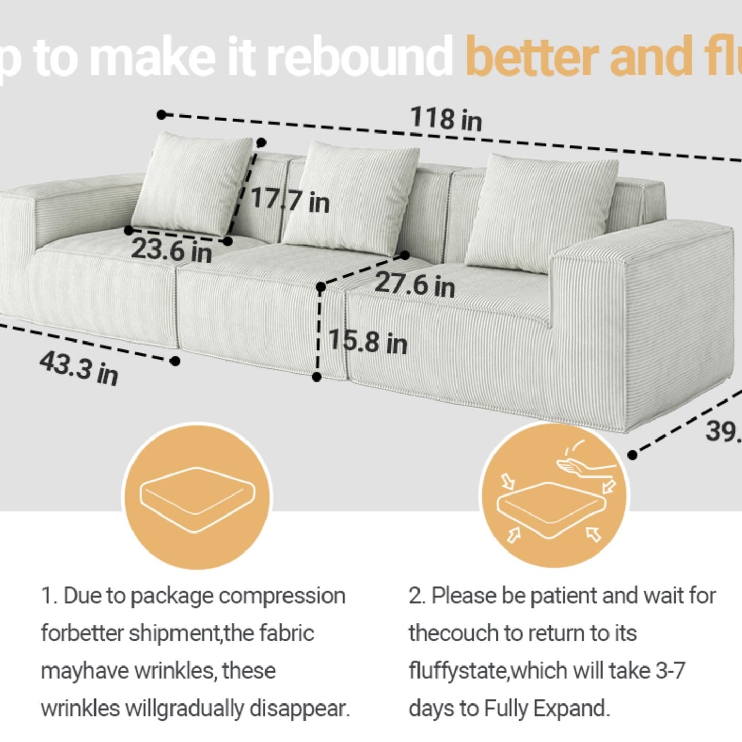 Divano letto trasformabile in Tofu Block