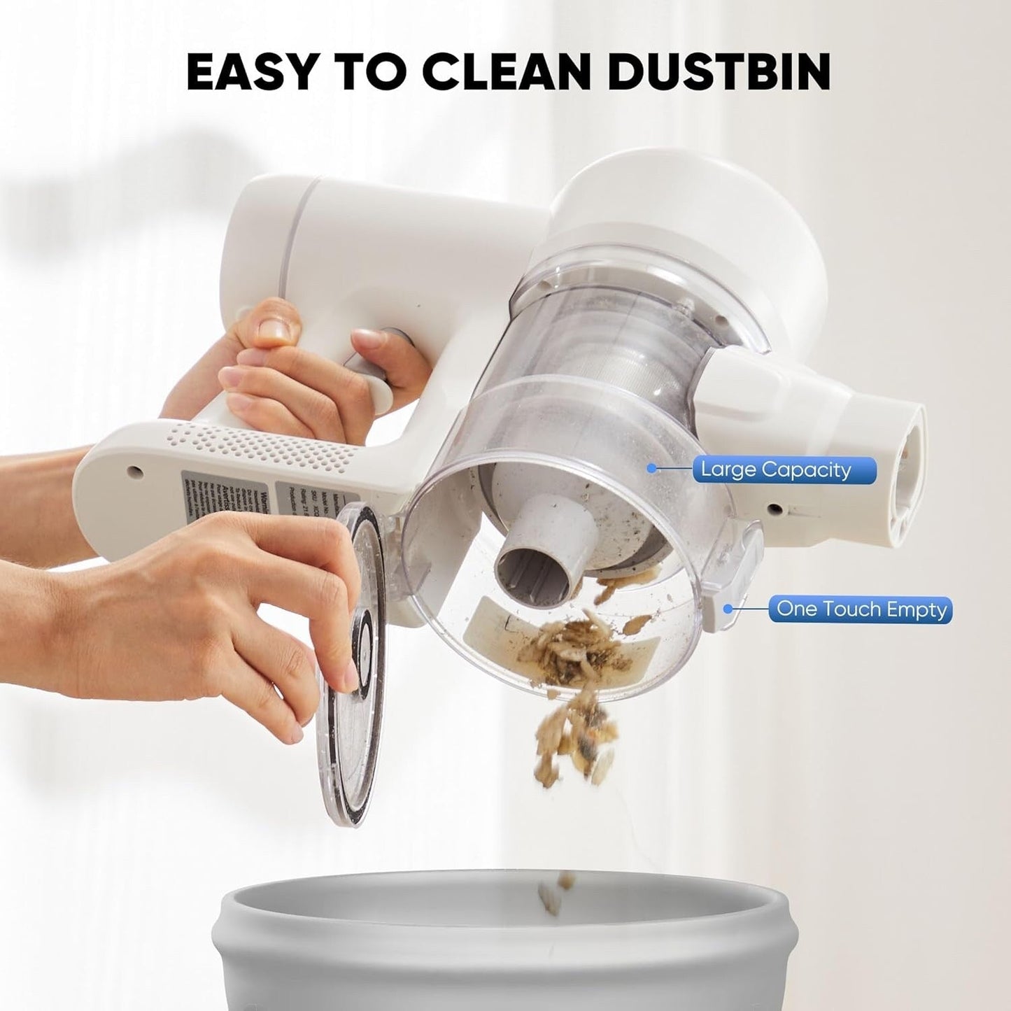 Aspirapolvere a batteria 3 in 1, leggero, per tappeti, pavimenti duri, peli di animali e pulizia della casa