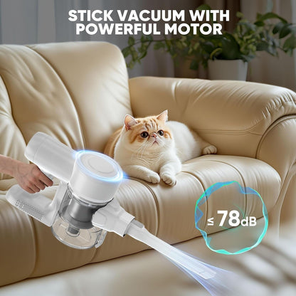 Aspirapolvere a batteria 3 in 1, leggero, per tappeti, pavimenti duri, peli di animali e pulizia della casa