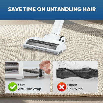 Aspirapolvere a batteria 3 in 1, leggero, per tappeti, pavimenti duri, peli di animali e pulizia della casa