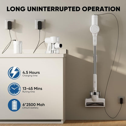 Aspirapolvere a batteria 3 in 1, leggero, per tappeti, pavimenti duri, peli di animali e pulizia della casa
