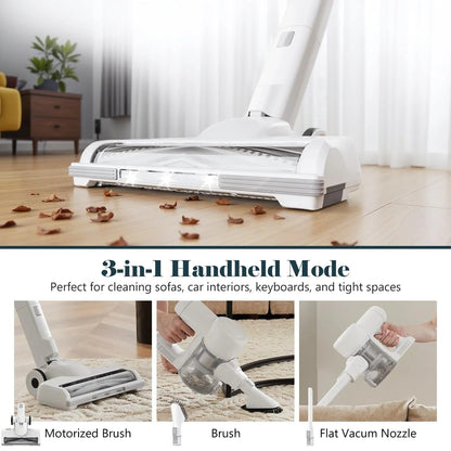 Aspirapolvere a batteria 3 in 1, leggero, per tappeti, pavimenti duri, peli di animali e pulizia della casa