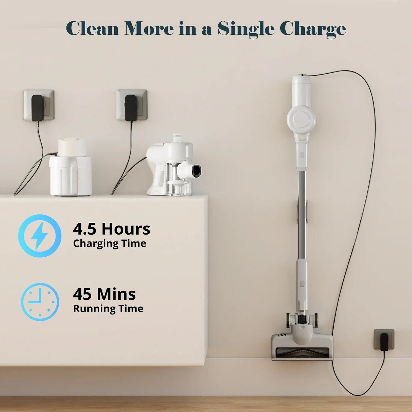 Aspirapolvere a batteria 3 in 1, leggero, per tappeti, pavimenti duri, peli di animali e pulizia della casa