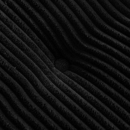 Divano imbottito in memory foam con pouf imbottito in velluto a coste - 48,4Lx67,7Wx24,4H