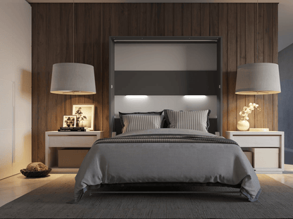 Letto matrimoniale verticale europeo BETH con LED