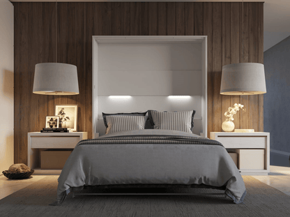 Letto matrimoniale verticale europeo BETH con LED