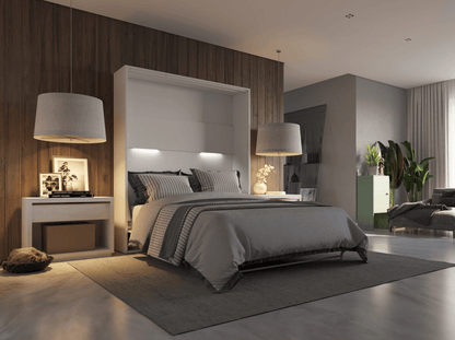 Letto matrimoniale verticale europeo BETH con LED