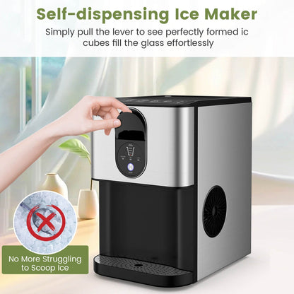 Costway 56 libbre/24 ore Pepple Chewable Countertop Ice Maker con - Vedi dettagli