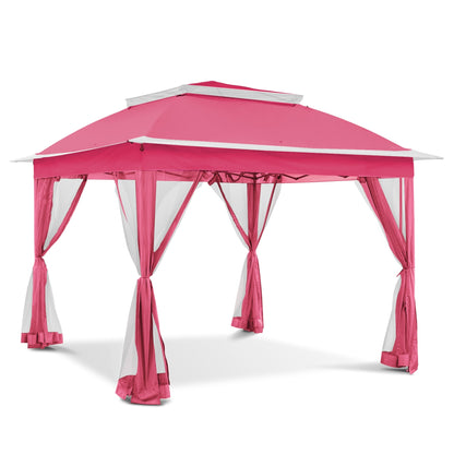 Gazebo pop-up in acciaio Cozywor da 11 piedi x 11 piedi con zanzariera