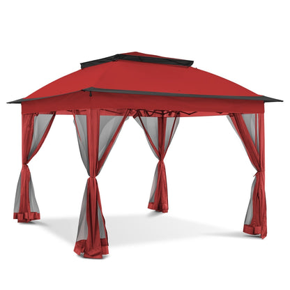 Gazebo pop-up in acciaio Cozywor da 11 piedi x 11 piedi con zanzariera