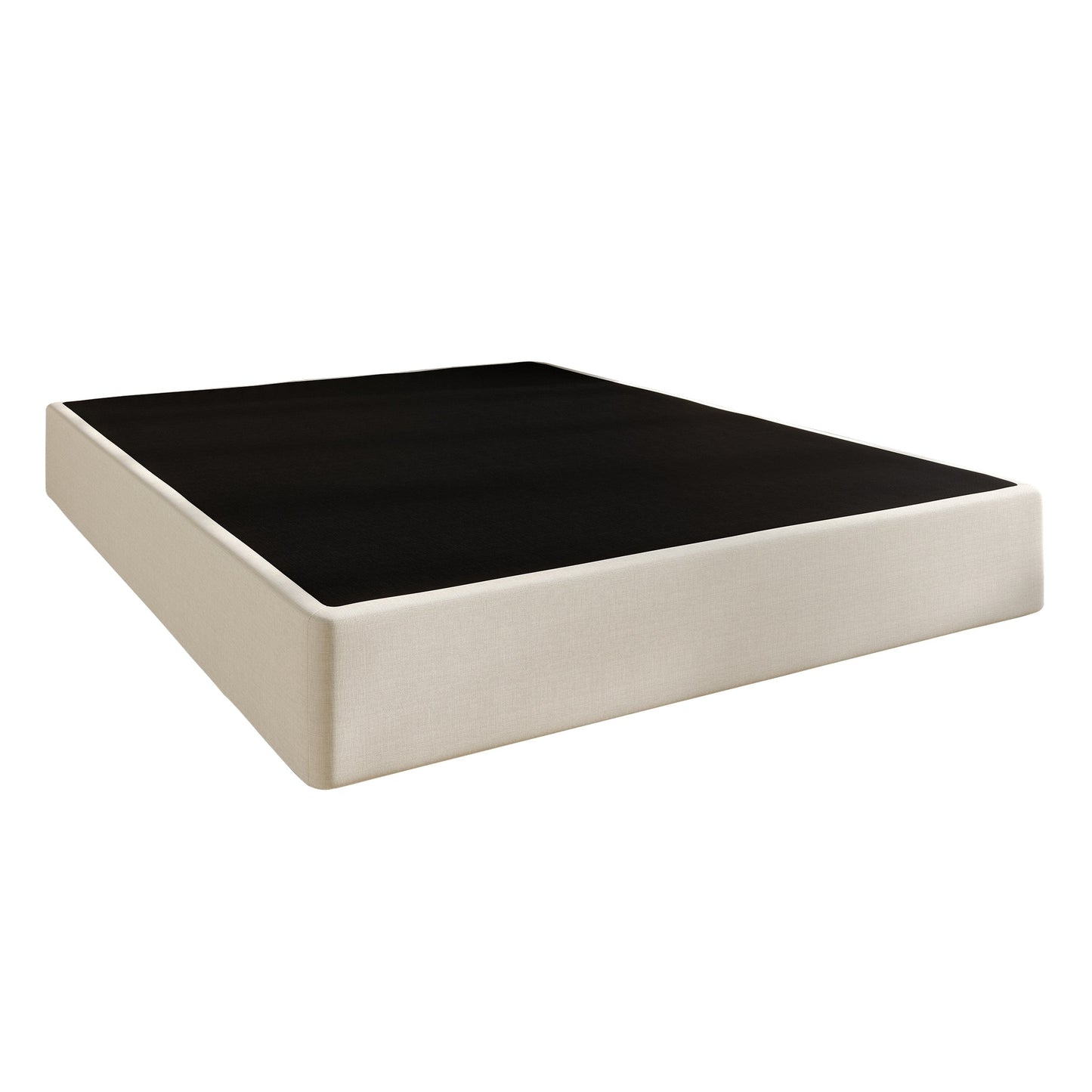 CraftPorch - Letto a molle in metallo rivestito in lino