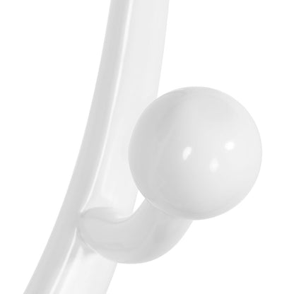 Appendiabiti indipendente in legno di caucciù con 8 ganci - 24,5 L x 70,87 A