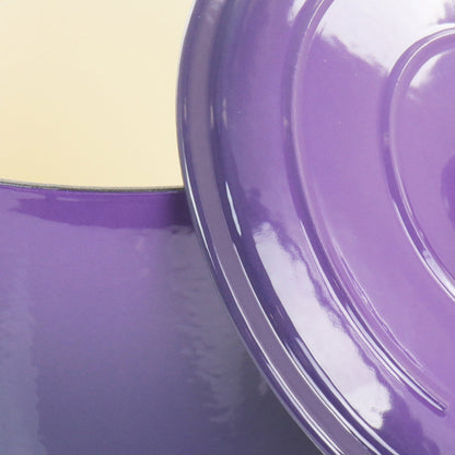 Crock-Pot Artisan 2 pezzi da 5 litri in ghisa smaltata con coperchio, color lavanda