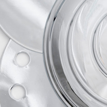 Crystorama 2 luci in cristallo da incasso - 10W x 8H x 10D