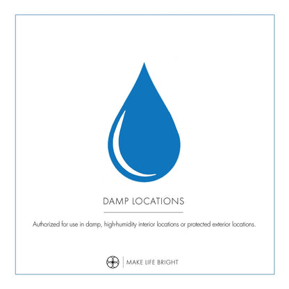 Crystorama 2 luci in cristallo da incasso - 10W x 8H x 10D