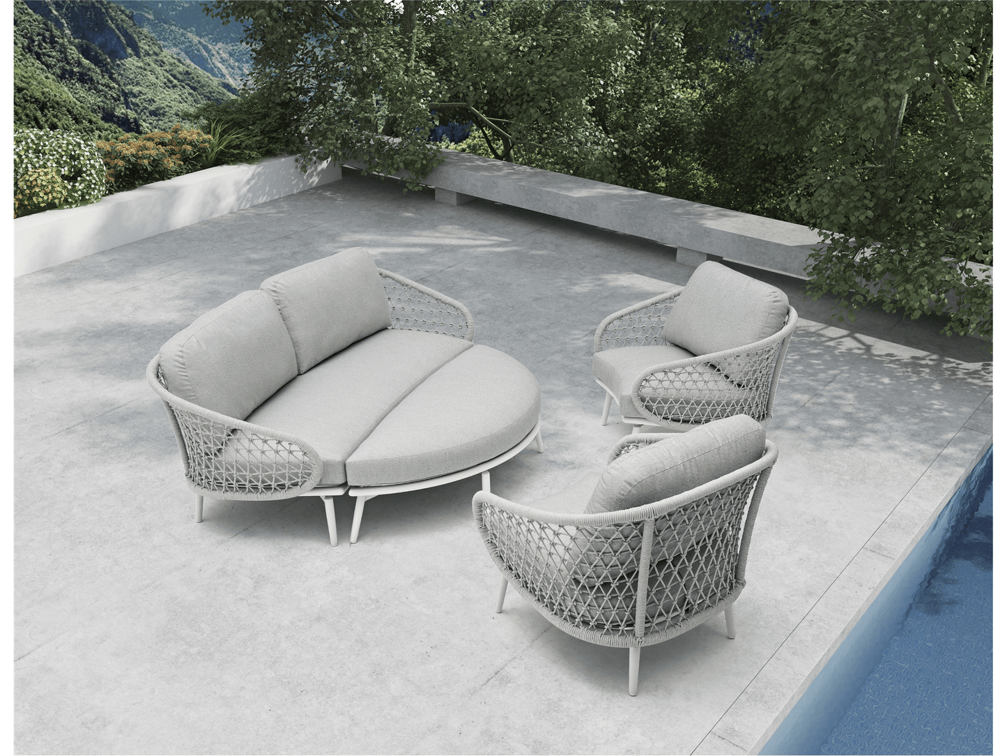 Sedia a dondolo Alexandra