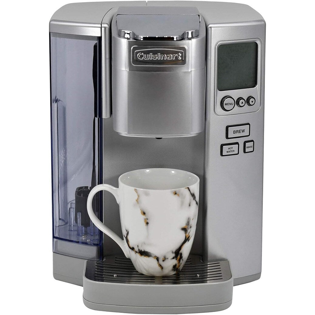 Macchina per caffè monodose Cuisinart, 72 once, programmabile, acciaio