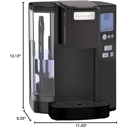 Macchina per caffè monodose Cuisinart, 72 once, programmabile, acciaio