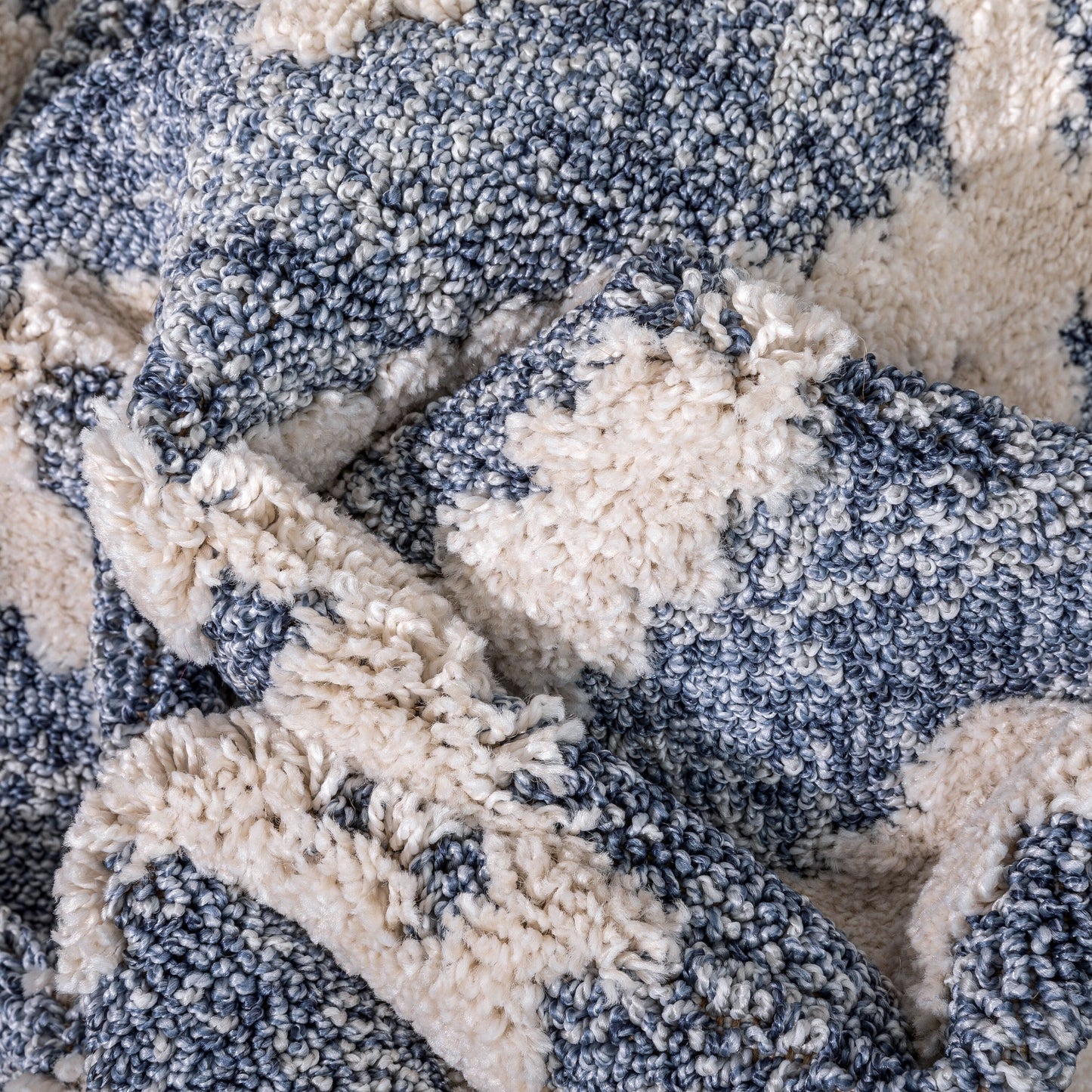 Tappeto moderno per corridoio e scale, modello Runner Harlow Trellis, su misura