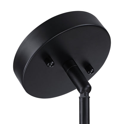 Lampadario Cynthia a tamburo in rattan naturale a 4 luci - 22''W