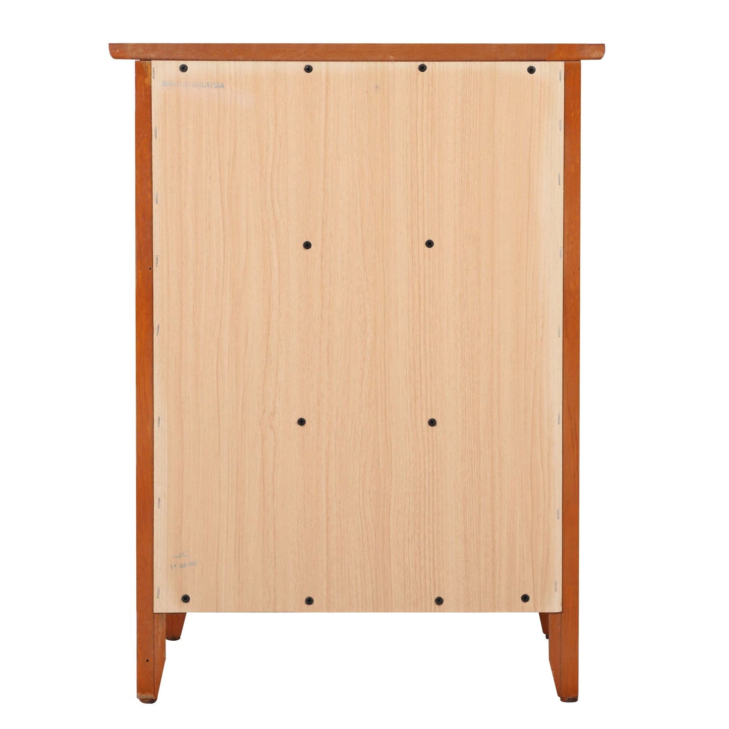 Comodino in legno di transizione a 3 cassetti Daniel