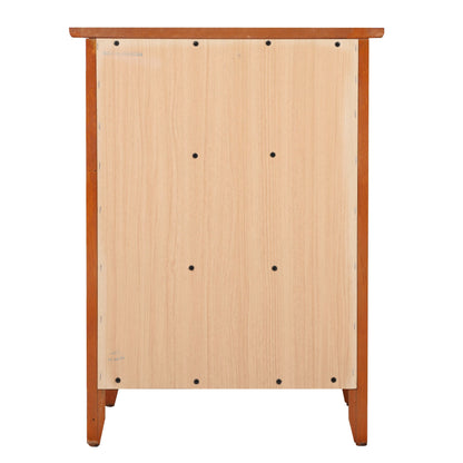 Comodino in legno di transizione a 3 cassetti Daniel