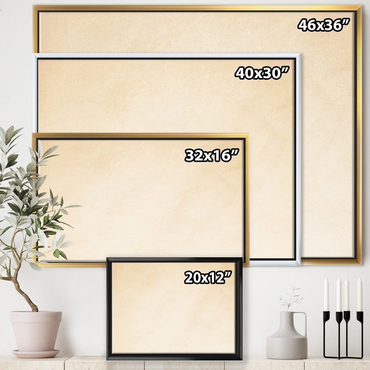 Designart Coast Blue Sea Waves Acquerello Moderno Stile Fattoria Tela Con Cornice