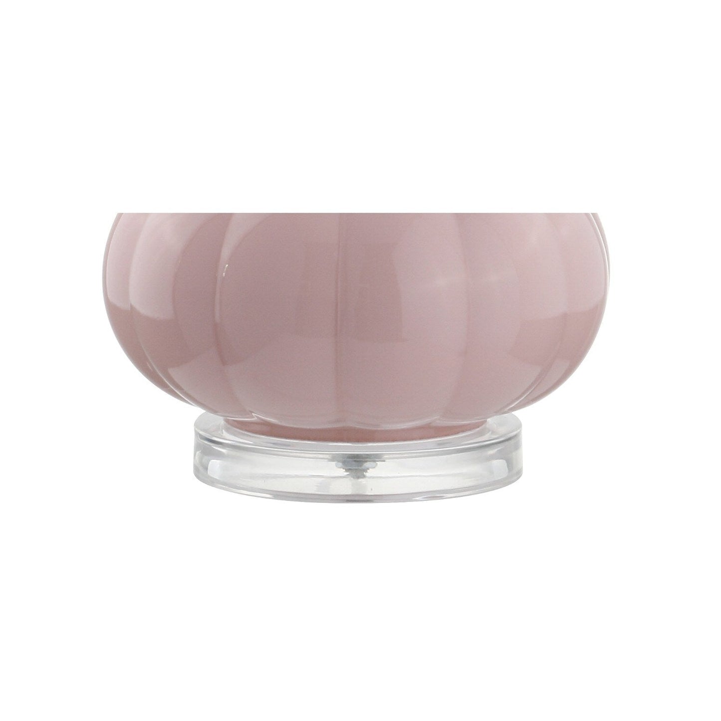 Lampada da tavolo a LED a forma di goccia in vetro Diamante 28.5, rosa (set da 2) di JONATHAN Y