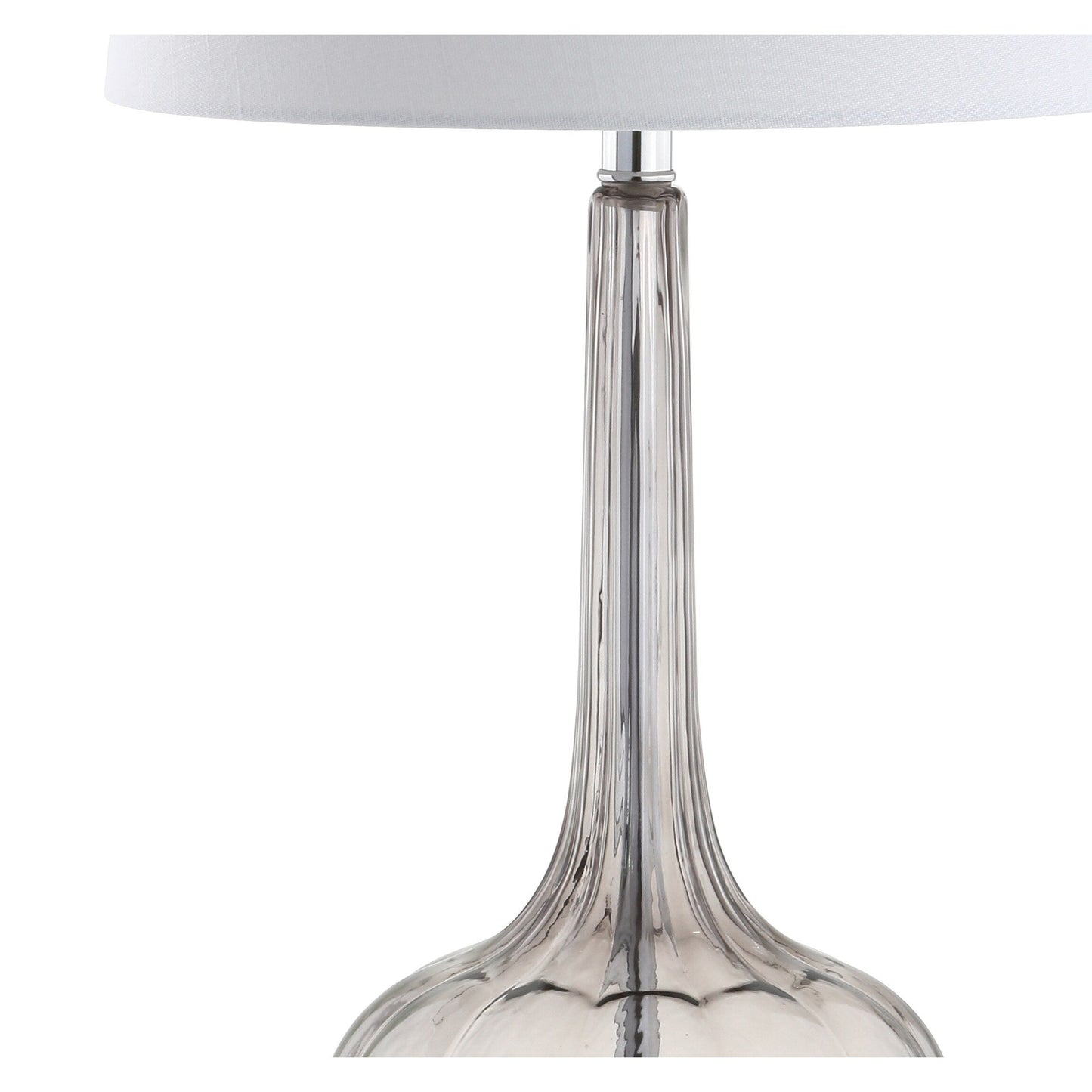 Lampada da tavolo a LED a forma di goccia in vetro Diamante 28.5, rosa (set da 2) di JONATHAN Y