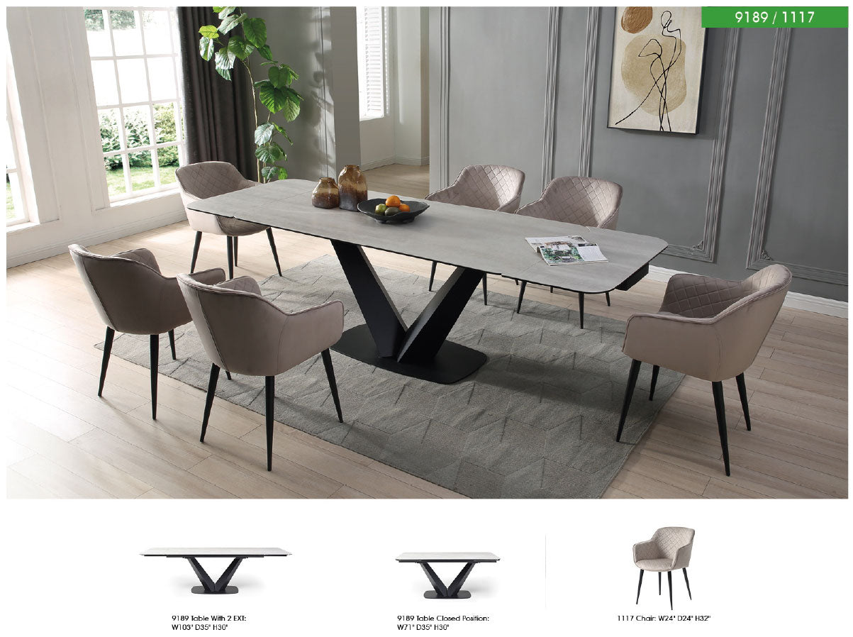 Tavolo da pranzo Muse I da 103 pollici