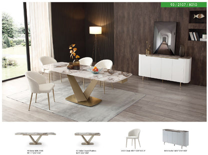 Tavolo da pranzo Viola 110 pollici