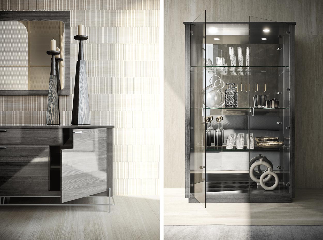 Sala da pranzo moderna italiana Vulcano