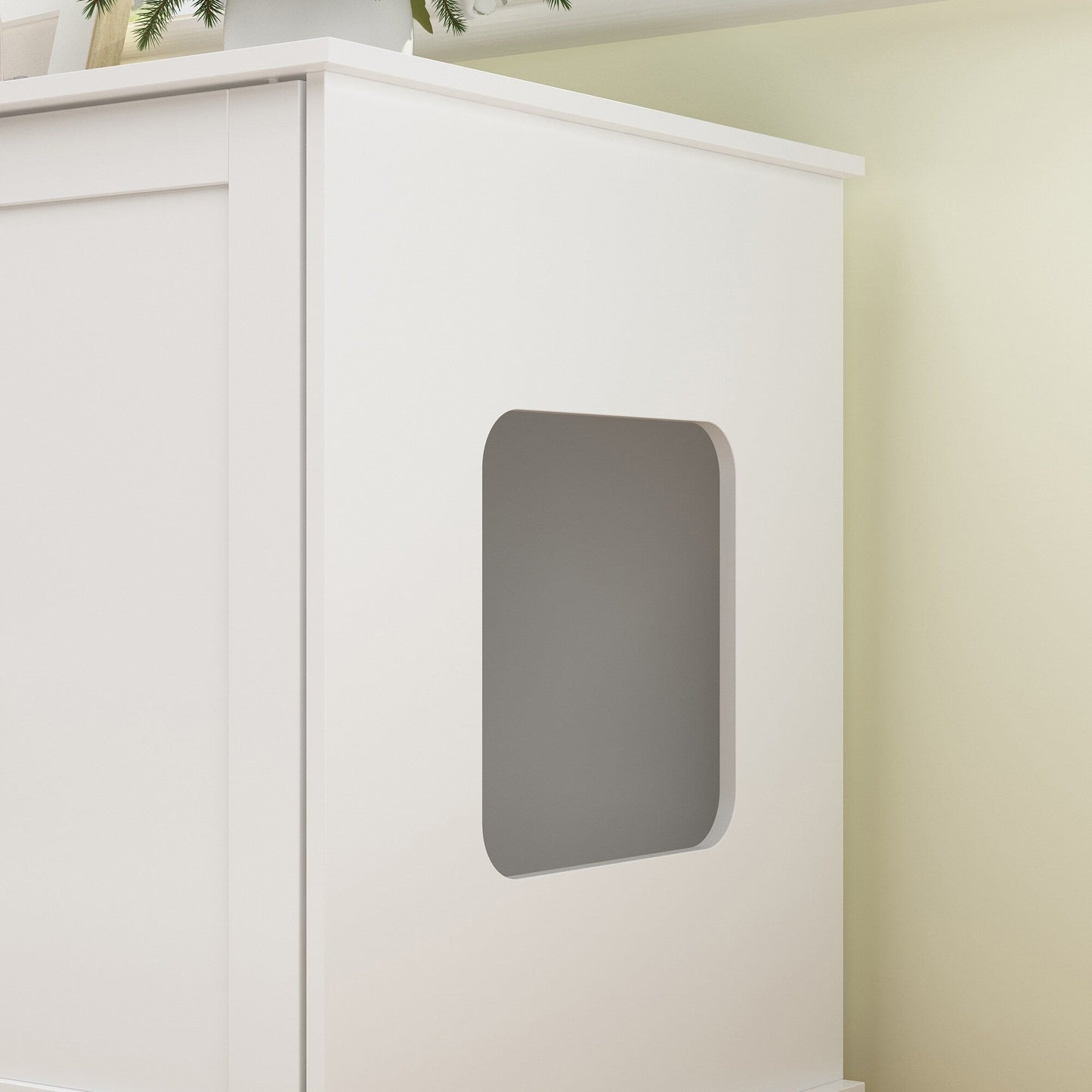 Mobiletto per nascondere la lettiera per gatti, per il bagno e la privacy degli animali domestici