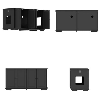 Mobiletto per nascondere la lettiera per gatti, per il bagno e la privacy degli animali domestici